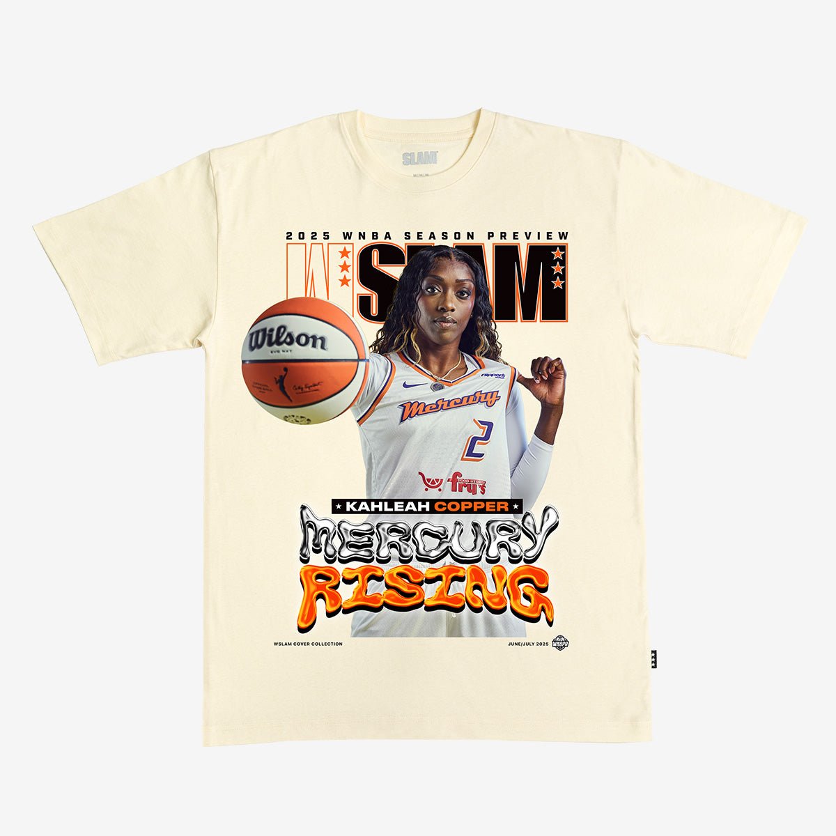WSLAM Kahleah Copper (SLAM 256) Heavy Tee - SLAM Goods