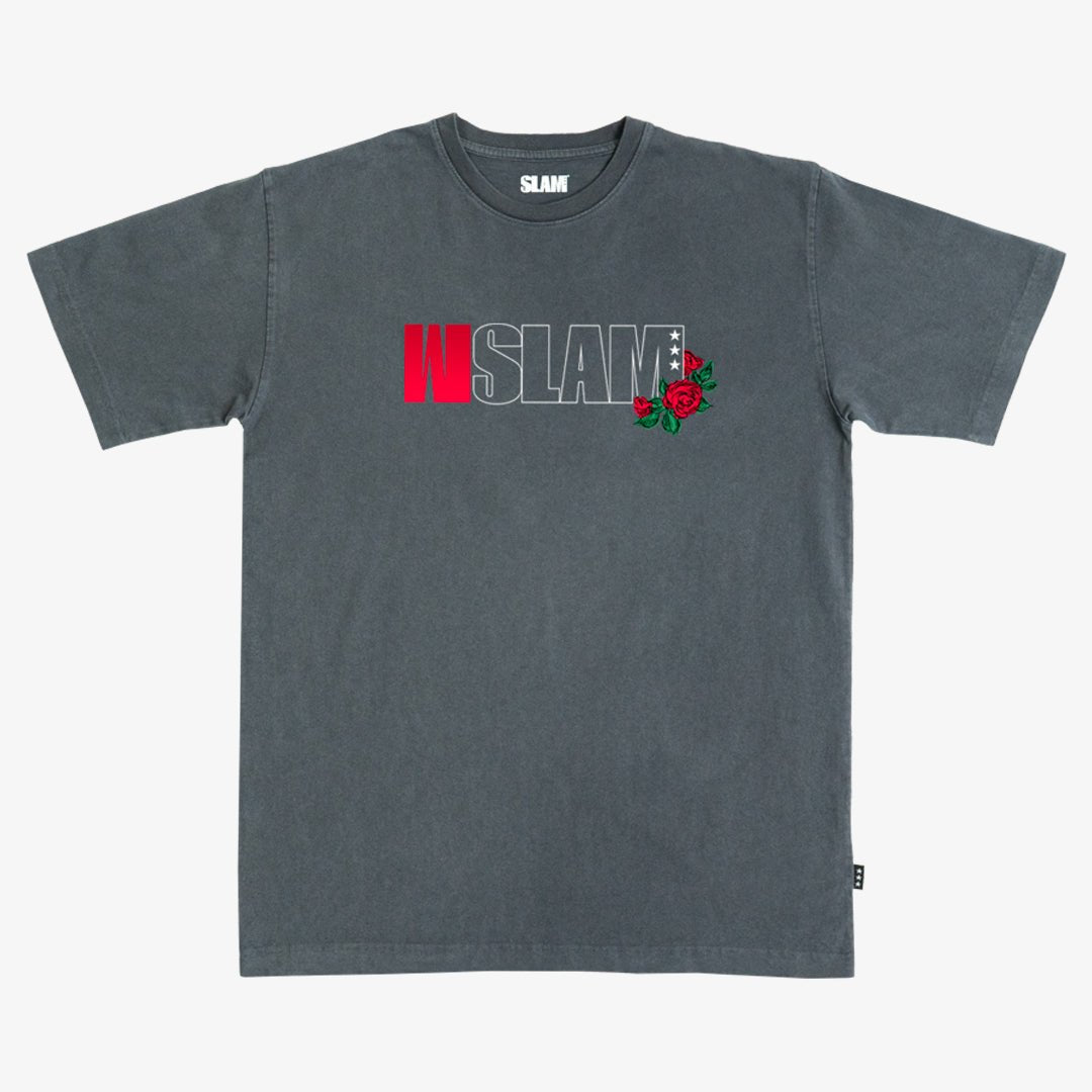 WSLAM Roses Heavy Tee - SLAM Goods