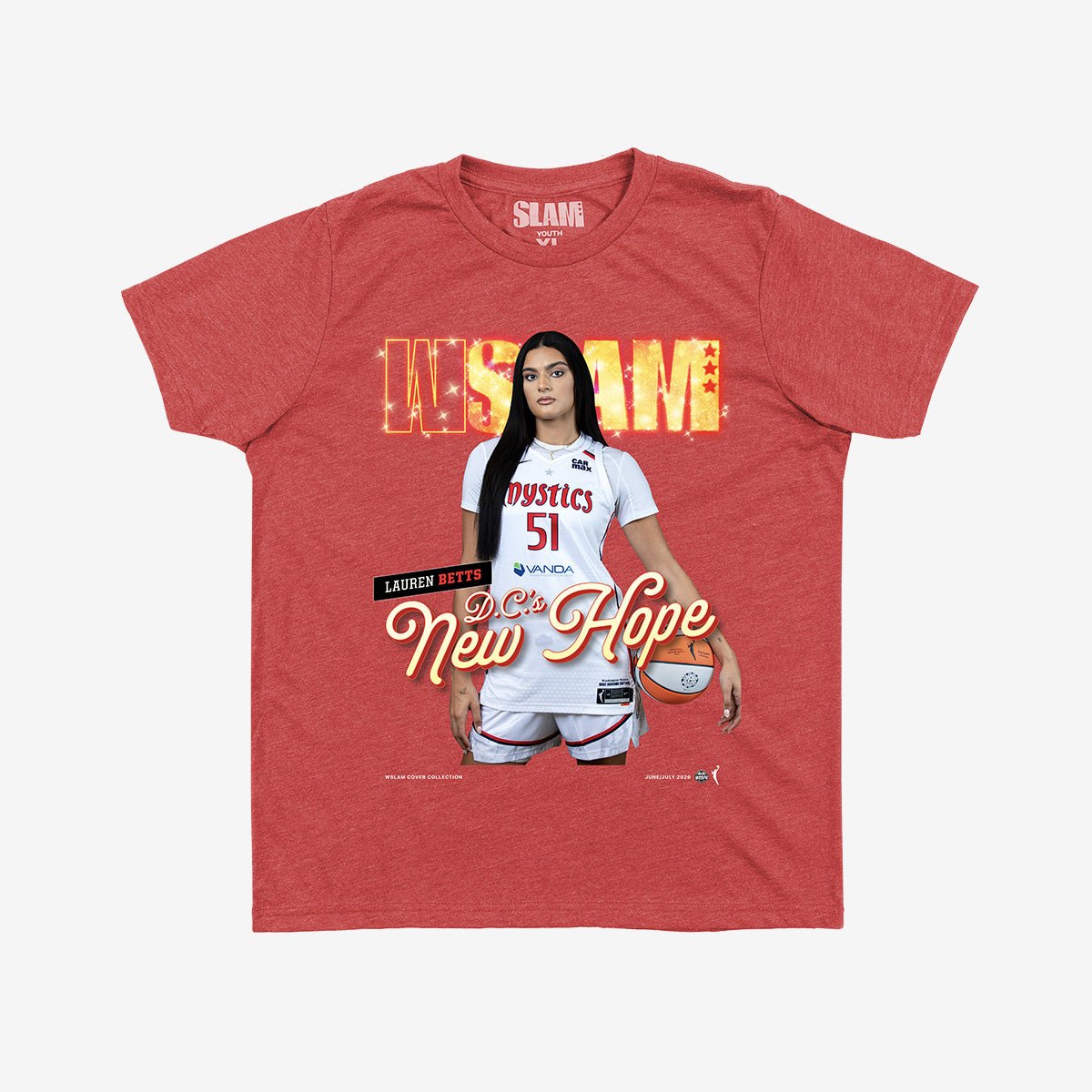 WSLAM Youth Cover Tee - Lauren Betts (SLAM 262) - SLAM Goods