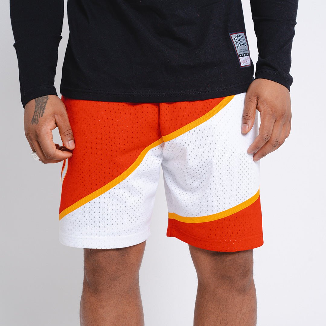 mitchell and ness hawks shorts
