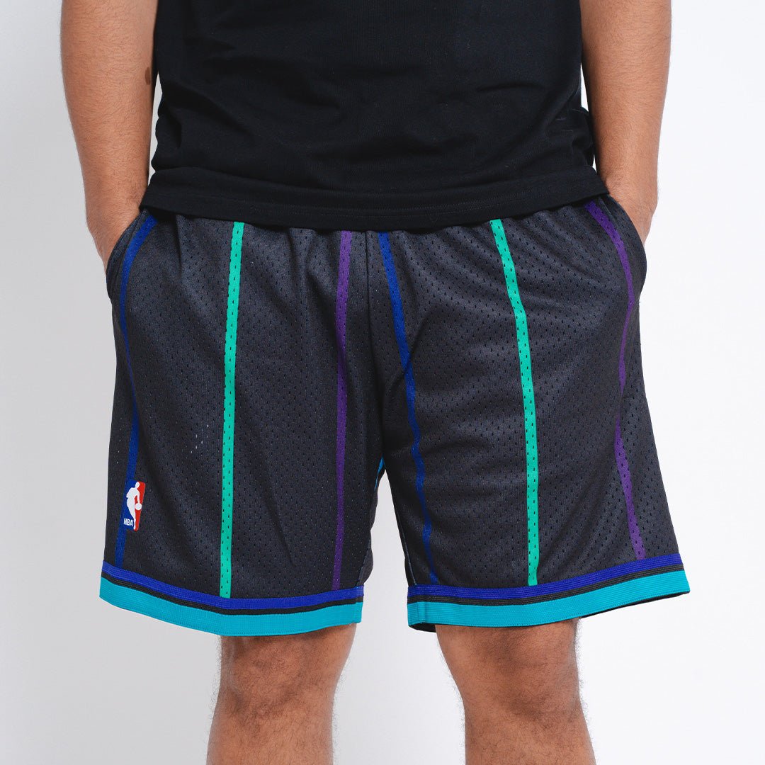 Charlotte Hornets 99-00 Blue Retro Shorts