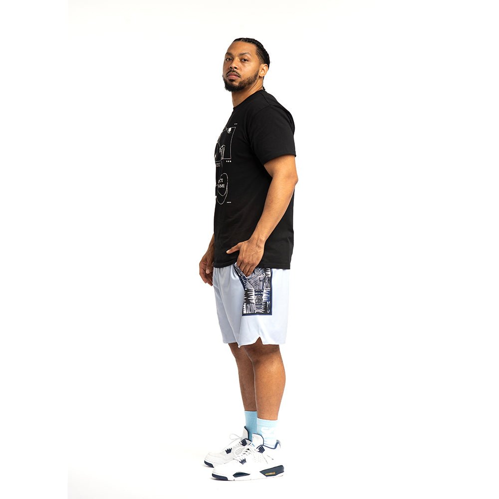 Men's Mitchell & Ness Allen Iverson Black Georgetown Hoyas Authentic  Throwback College Shorts