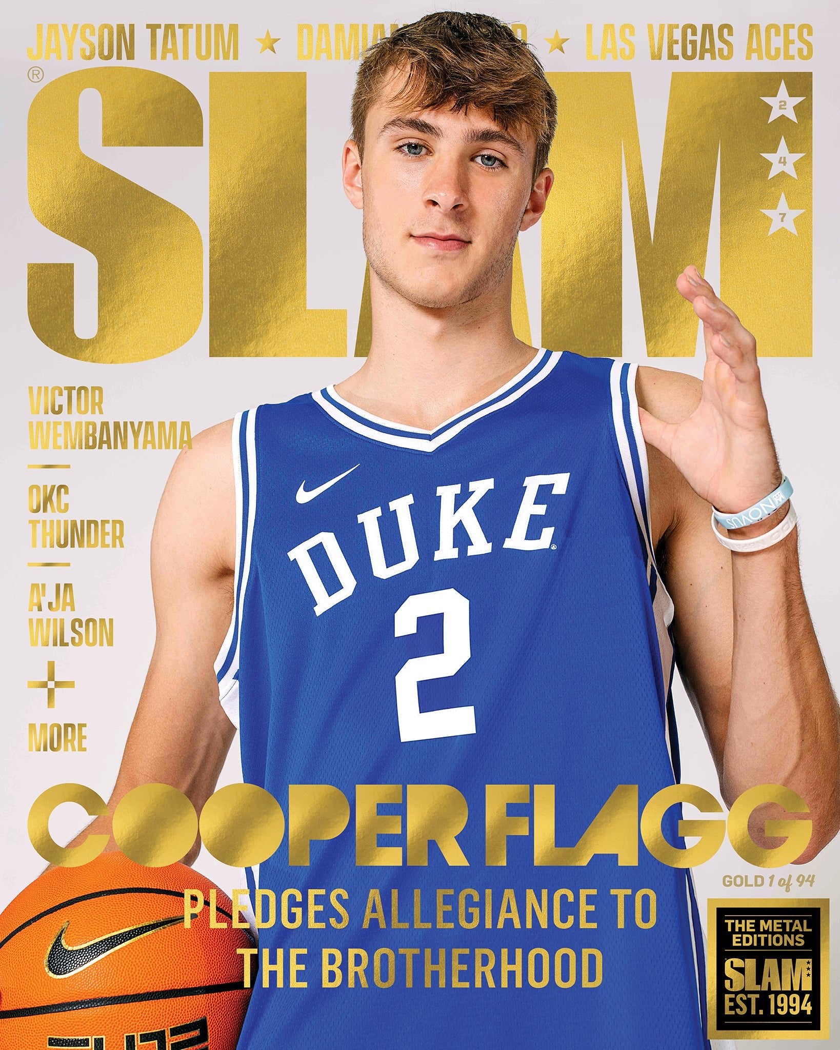 SLAM 247: Cooper Flagg (Cover 3 of 4)
