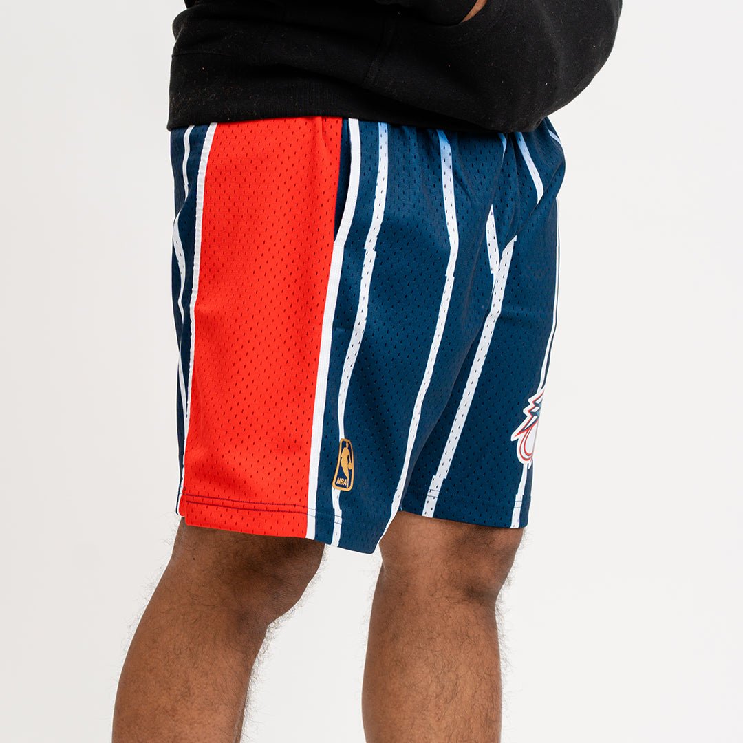 Mitchell & Ness NBA Houston Rockets mesh swingman shorts in navy