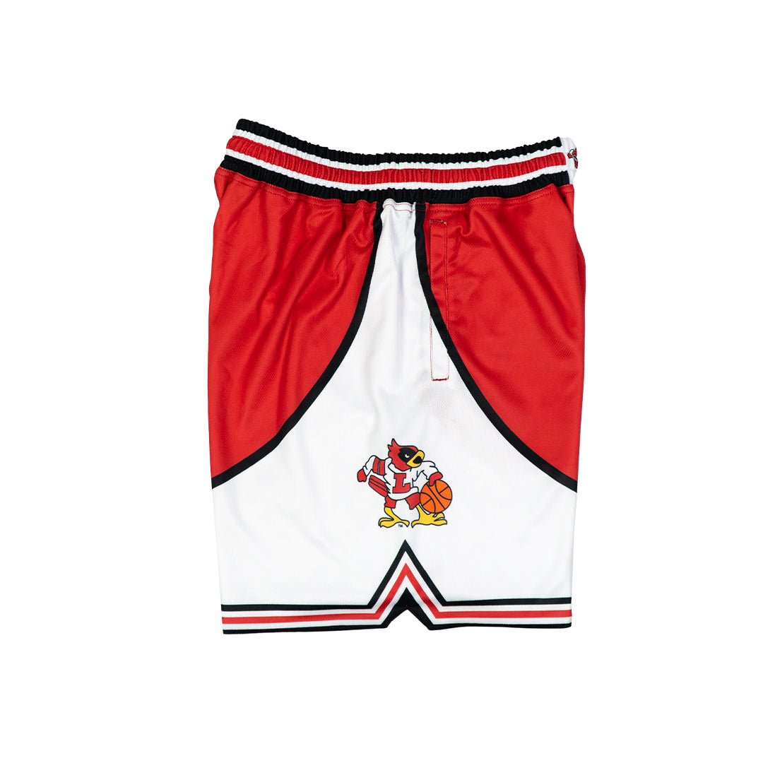Concepts Sport Louisville Cardinals White Throttle Knit Jam Shorts, White, 60% Cotton / 40% POLYESTER, Size S, Rally House