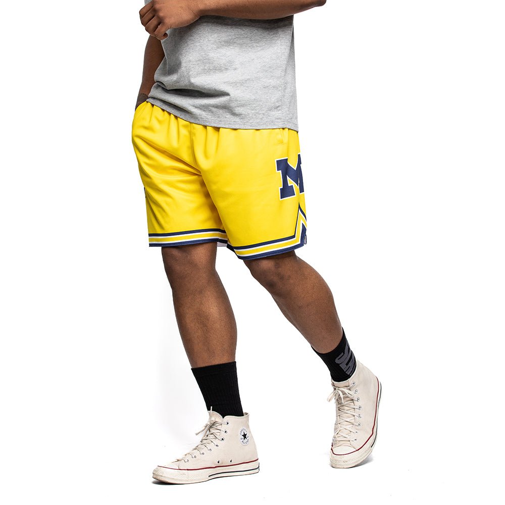 Mitchell & Ness Chris Webber Navy Michigan Wolverines 1991 Authentic Shorts