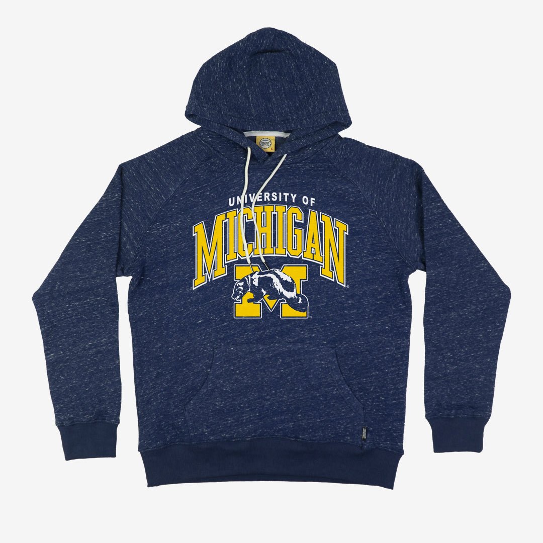 Michigan Wolverines Retro Logo Hoodie