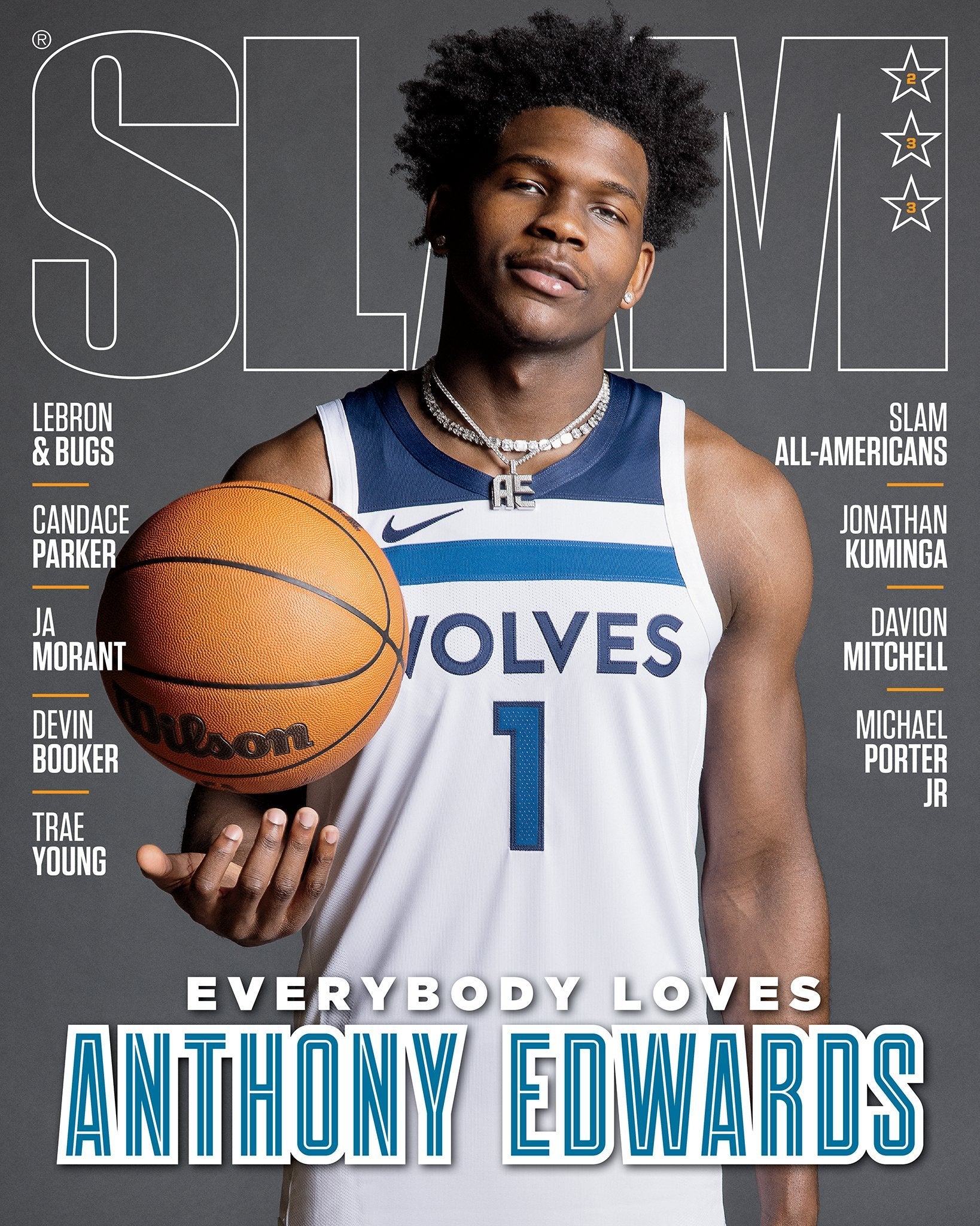 SLAM 233: Anthony Edwards (Cover 3 of 3) - SLAM Goods