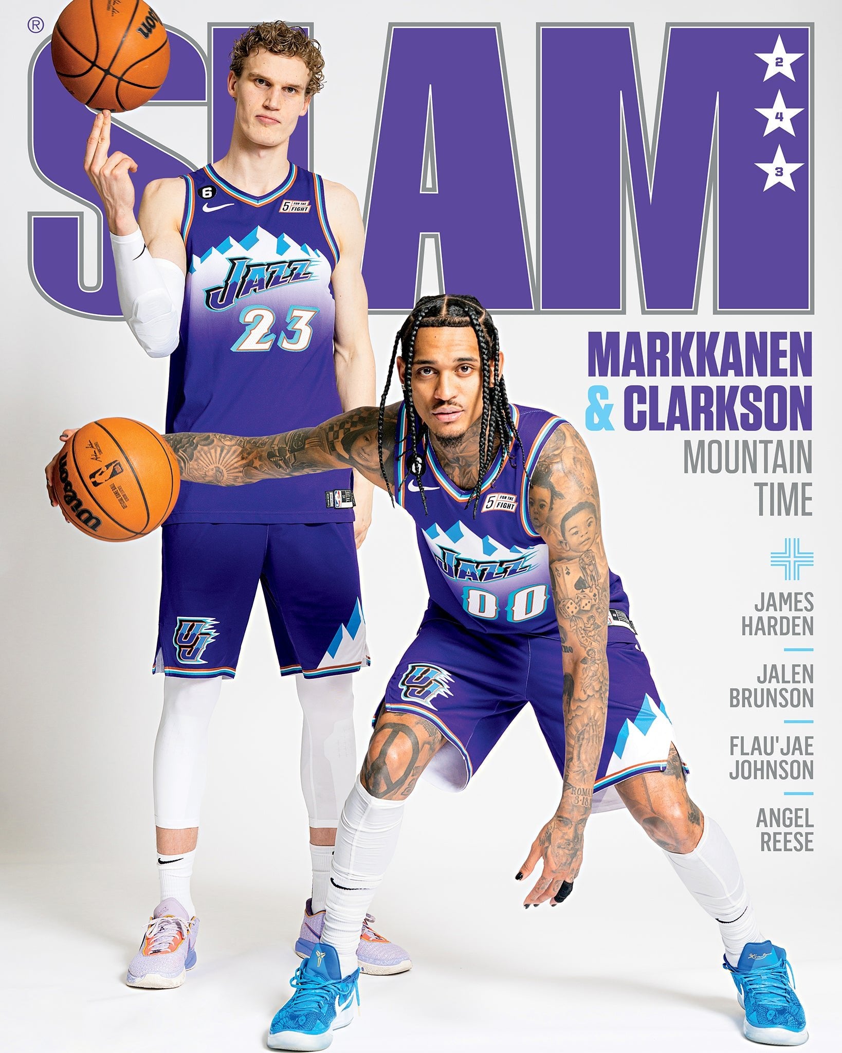 Lauri Ravanello SLAM 243: Lauri Markkanen + Jordan Clarkson (Cover 3 of 4)