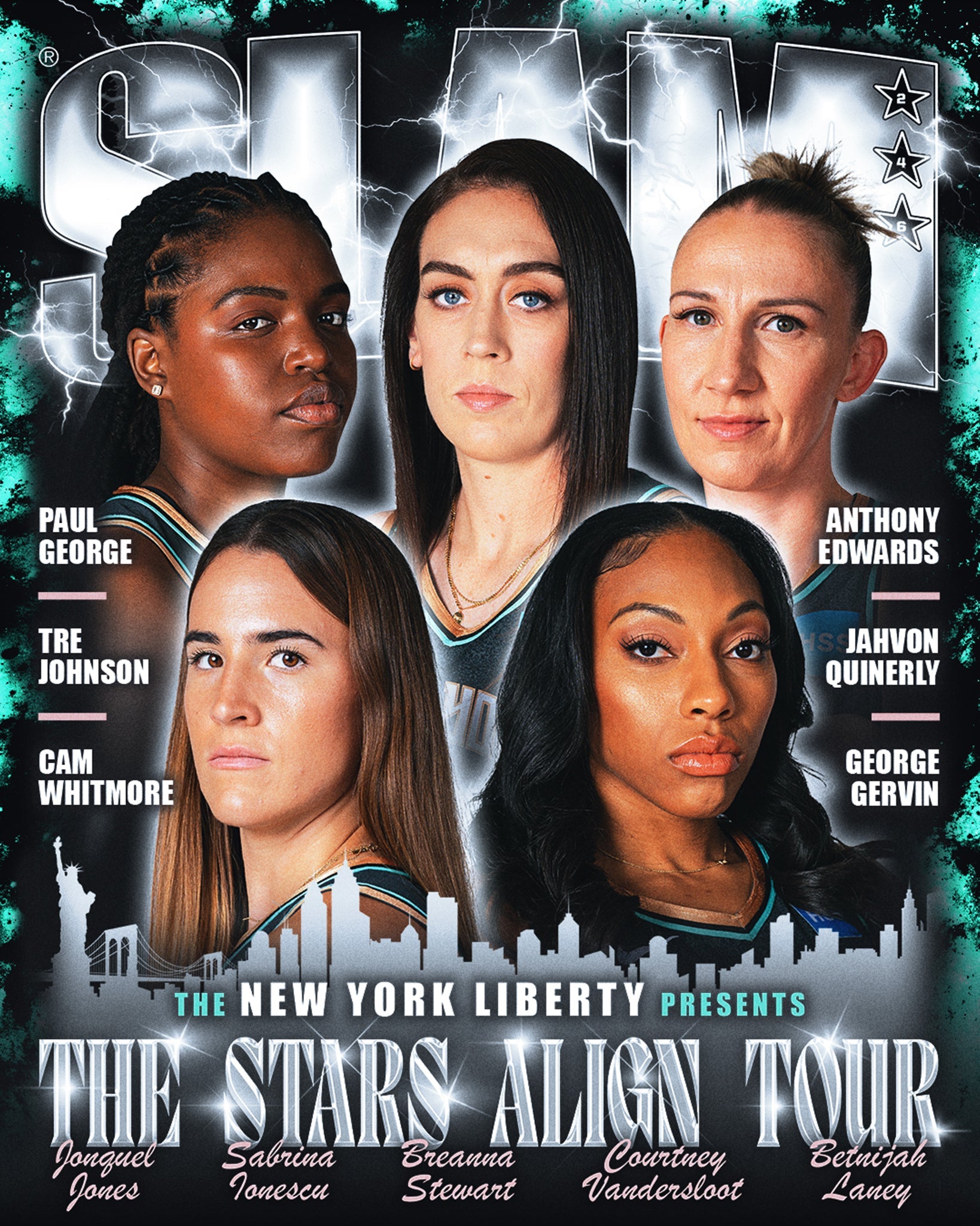 SLAM 246: New York Liberty (Cover 1 of 2) - SLAM Goods