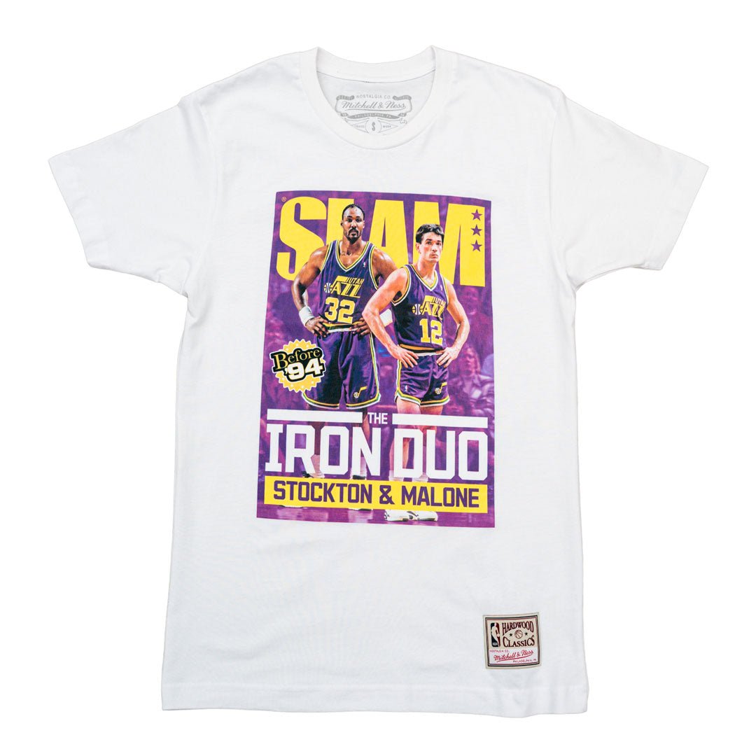 SLAM Cover Tee - John Stockton + Karl Malone (BEFORE '94) - SLAM Goods