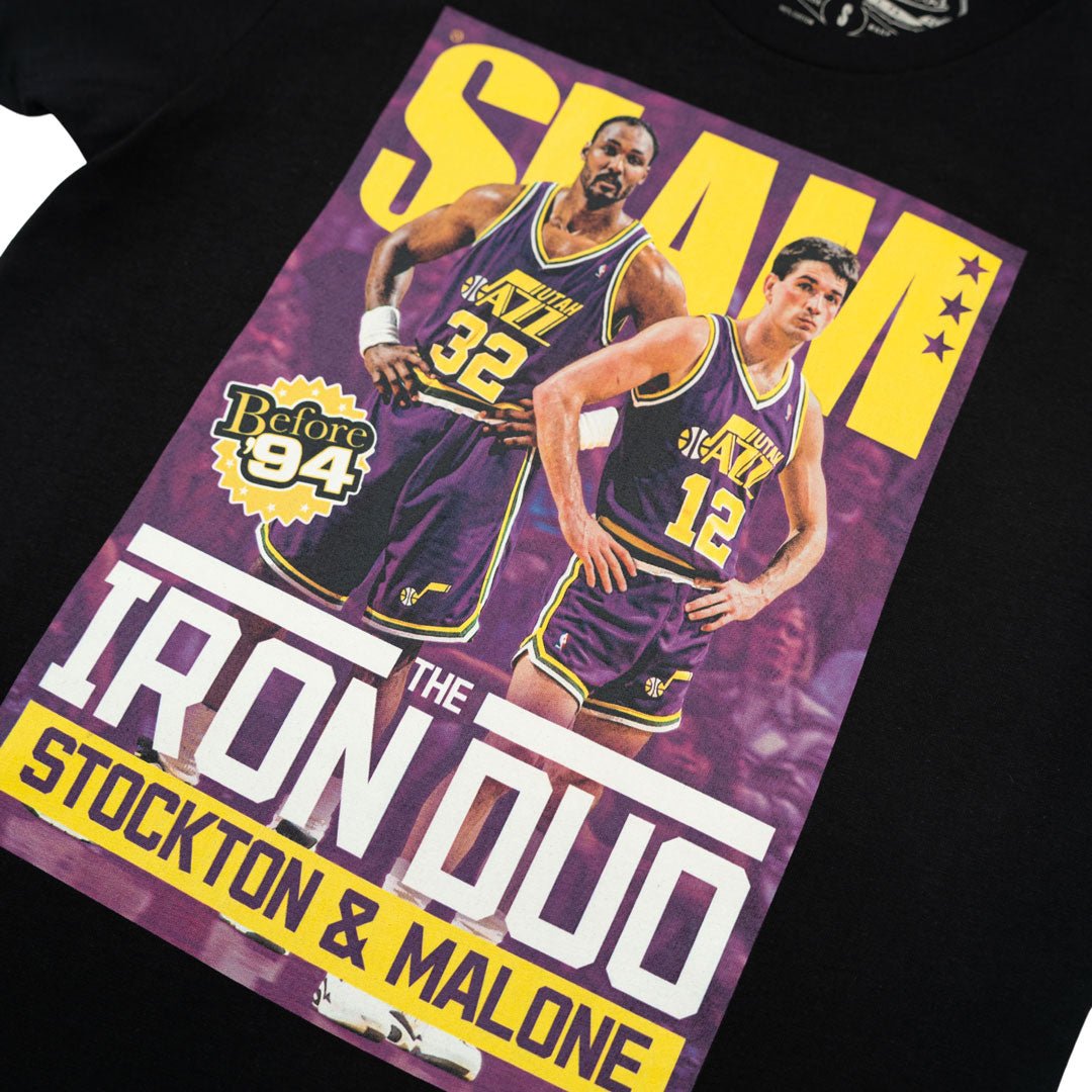 SLAM Cover Tee - John Stockton + Karl Malone (BEFORE '94) - SLAM Goods