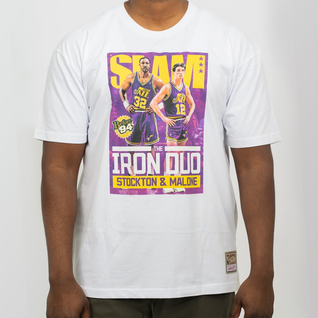 SLAM Cover Tee - John Stockton + Karl Malone (BEFORE '94) - SLAM Goods