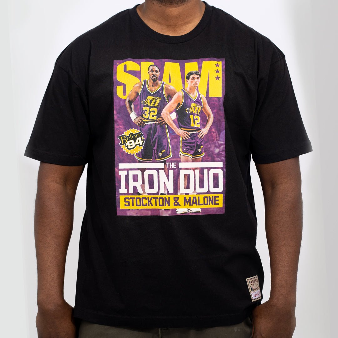 SLAM Cover Tee - John Stockton + Karl Malone (BEFORE '94) - SLAM Goods