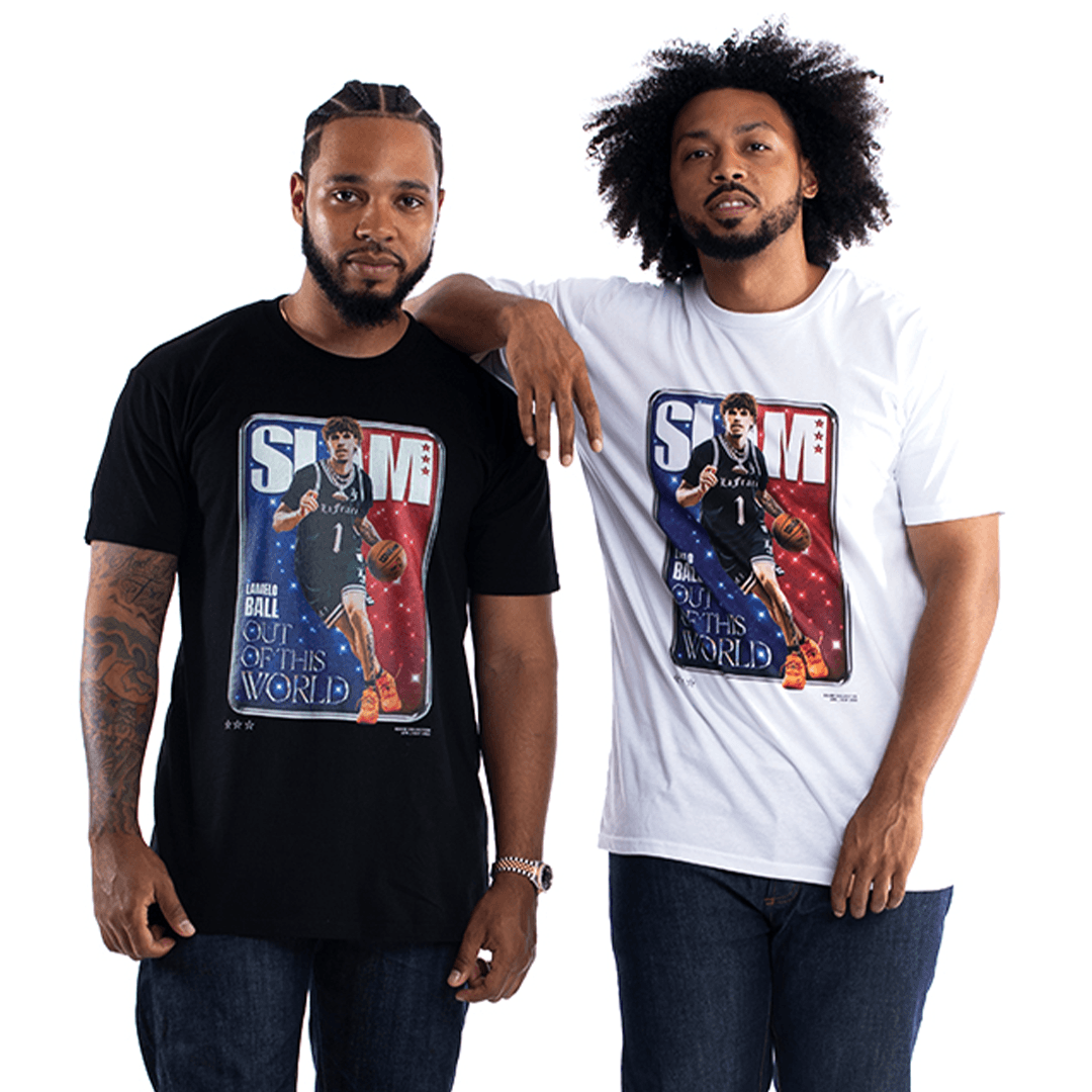 Mitchell & Ness Rock L.a. Familia Slam Cover Tee for Men