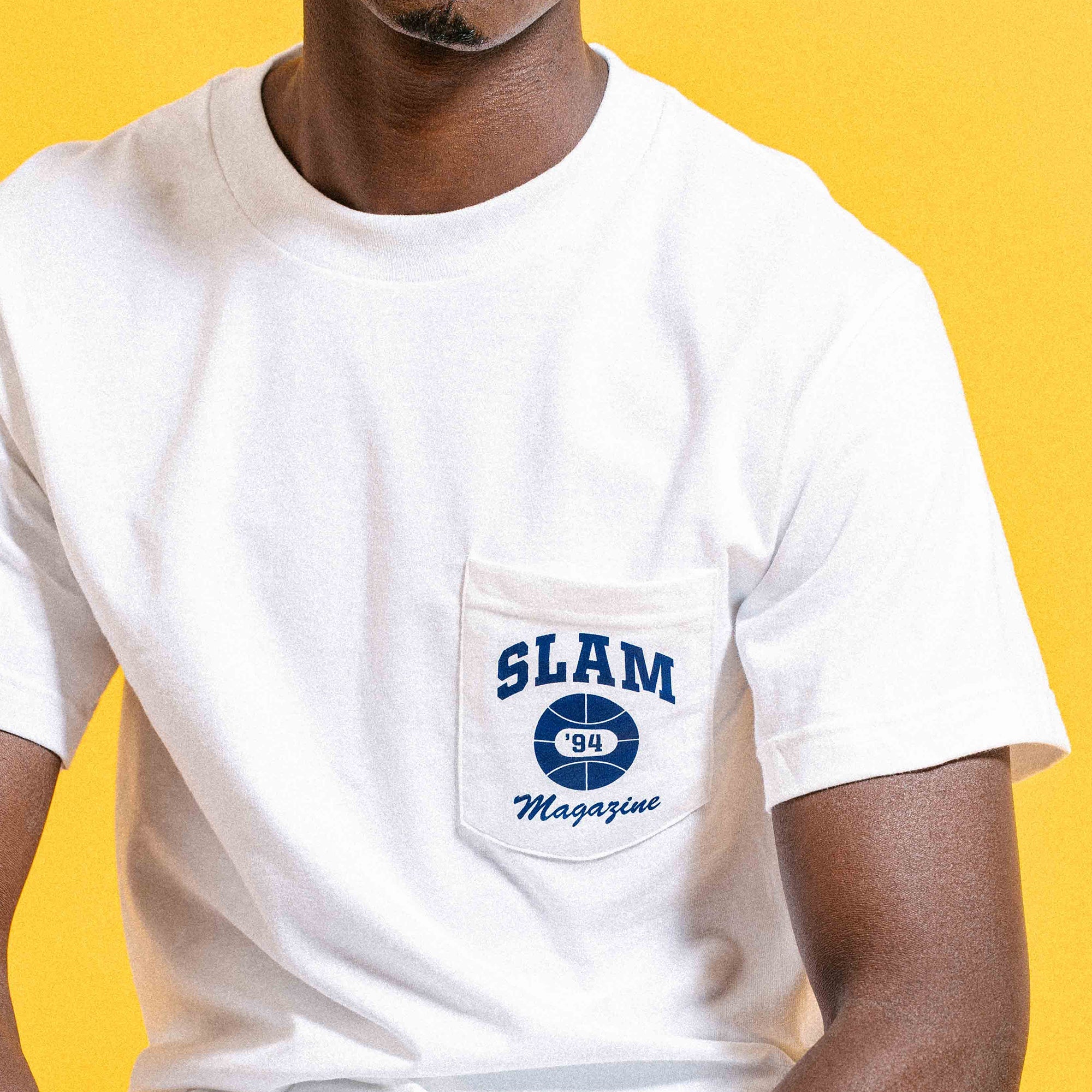 SLAM Retro Logo Pocket Tee - SLAM Goods