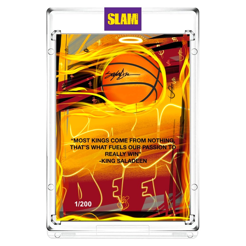 SLAM x King Saladeen 'King of the Court' Basketball Card - SLAM Goods