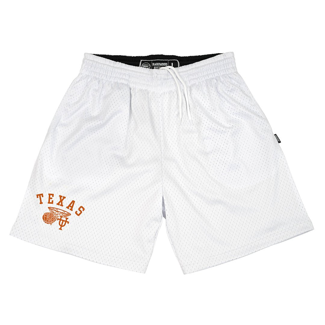 Men's Nike Cream Texas Longhorns Retro Replica Performance Basketball Shorts Size: Extra Large