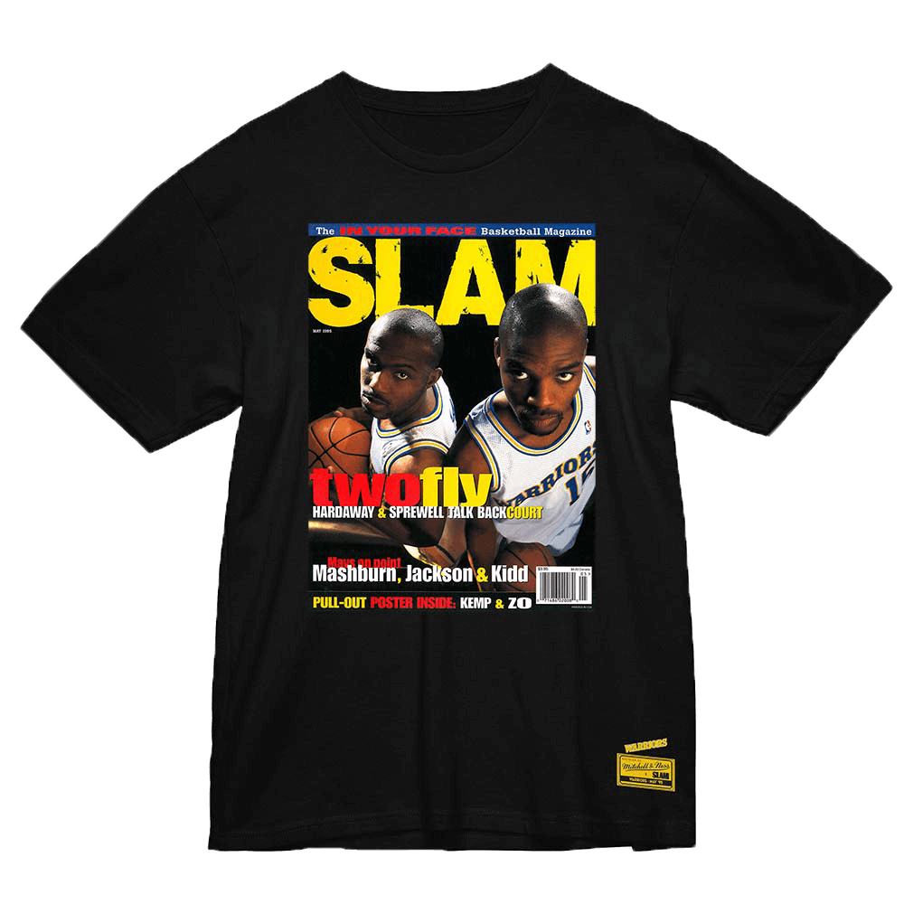 Tim Hardaway + Latrell Sprewell Cover Tee (SLAM 5) - SLAM Goods