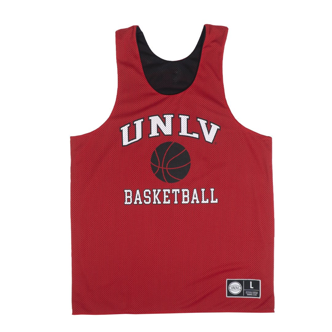UNLV Runnin' Rebels #6 NCAA Basketball Reversible Jersey Sz Adult S Small LV